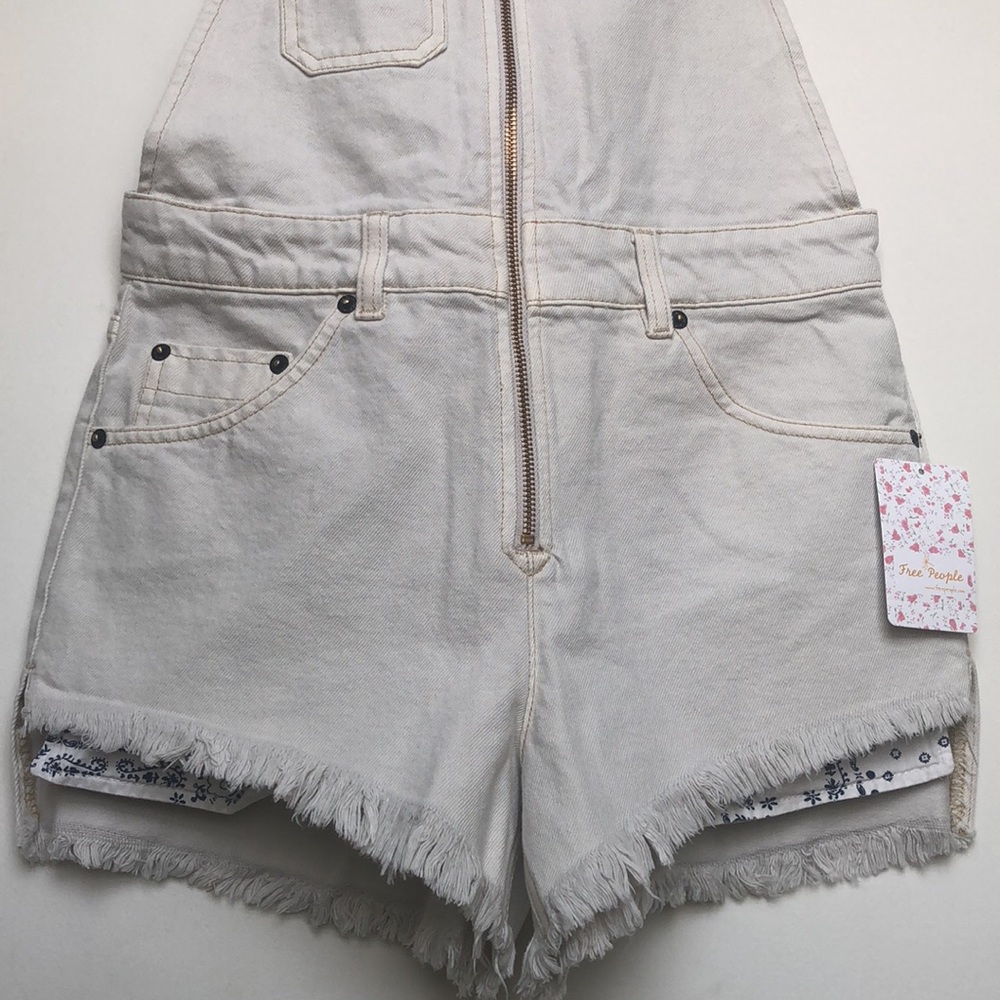 Free People Denim Overalls - Picture 4 of 7